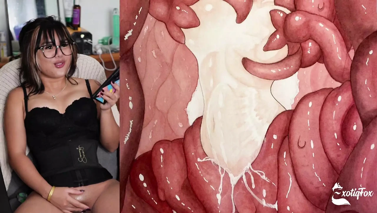 她终身在精液和鸡巴饮食 - Exotiqfox 单人古纳女孩手淫，Reddit 浏览