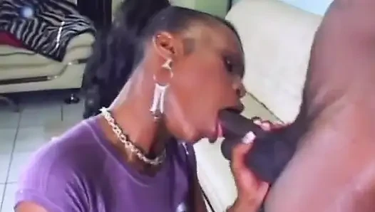 Black on black anal and oral action