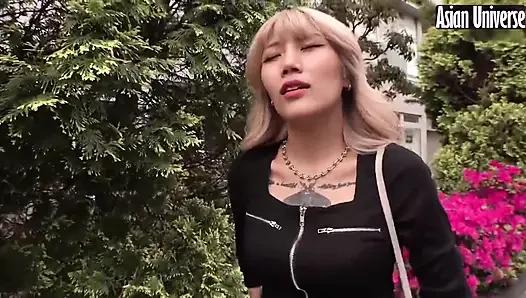 G-cup figürlü Idol seviyesi gyaru'da kapalı, gizli çevrimiçi şöhret şok edici bir özel inişi körükliyor
