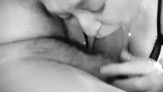 Homemade Big cumshot in mouth and swallow Part III