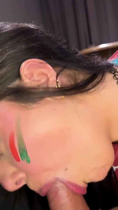 trade World Cup stickers with my stepbrother for my wet pussy - Iris Rodriguez & Danner Mendez | Clip 1