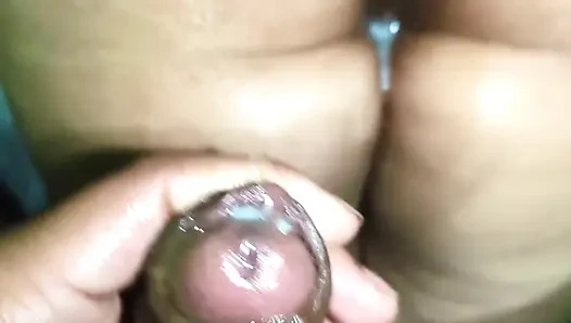 I smacked my ass from behind the fence.