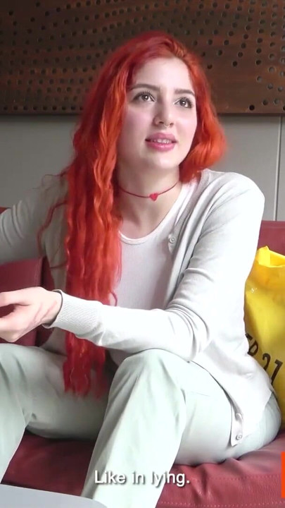 Dont be fooled by her cute face this THICK LATINA REDHEAD likes it ROUGH and sloppy | Clip 1