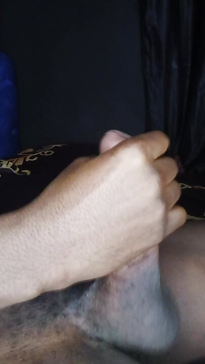 Jerking off my Big Black Dick