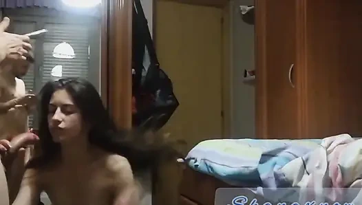 Eat Pussy Doggy Style Sex for Teen 18yo Cum Mouth Amateur