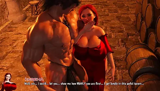 Barbarian Conquests - Busty Waitress Gets Fucked Hard