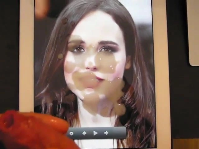 Ellen Page cumtribute - october 2013