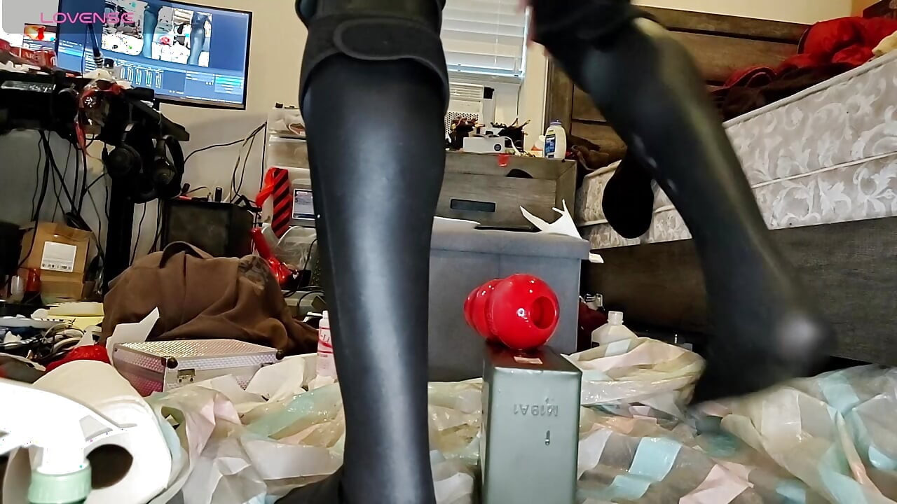 XXL Kong toy training part 2 Anal gape