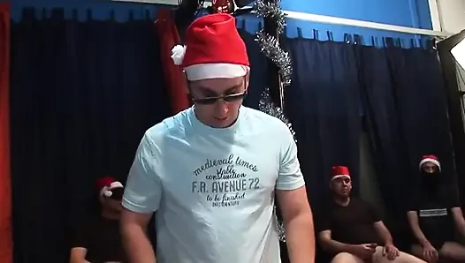 Naughty Santa Sluts Double Stuffed in Festive Orgy Madness