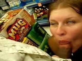BJ in Grocery Store