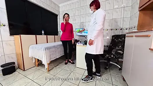 İçinde sperm tutmak için tıkaç ve anal seks sokmayı içeren anal muayene.