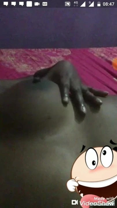 Girl showing her body and fingering