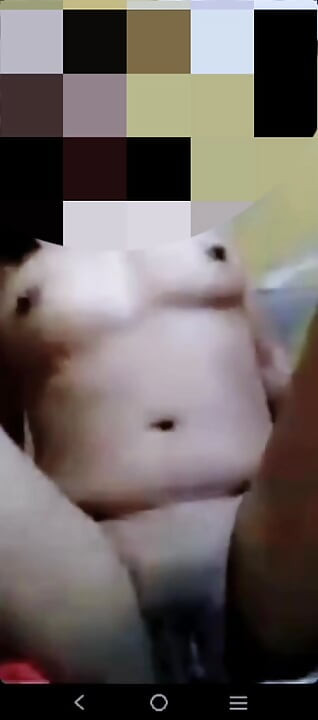 A video call with a friend's wife even naked makes me masturbate part2