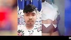 Baul Shilpi Bengalese Jahir Pagla zijn vrouw seks viraal