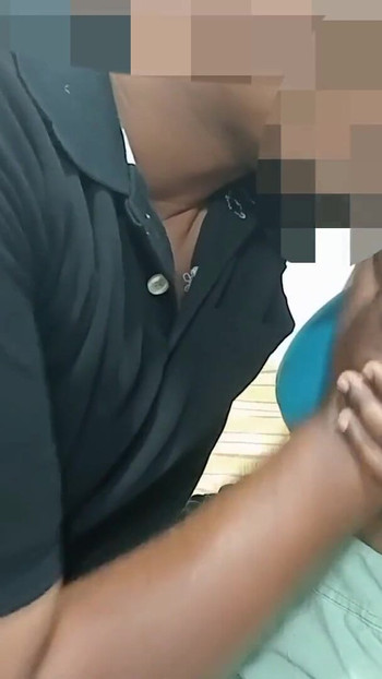 Epic moment from "Tamil Amateur Couples Really enjoyed kissing boobs sucking and nice cock sucking"