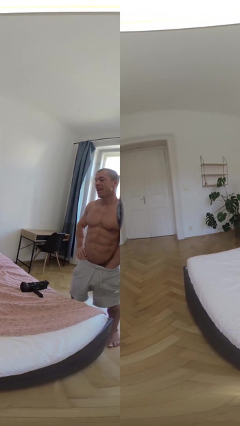 Memorable moment from "Katarina Rina - Submissive College Sorority Girl First Threesome - Vr Part One Behind The Scenes"