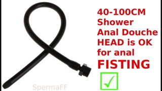 Limpieza de duchas para fisting. descripción general por spermaff