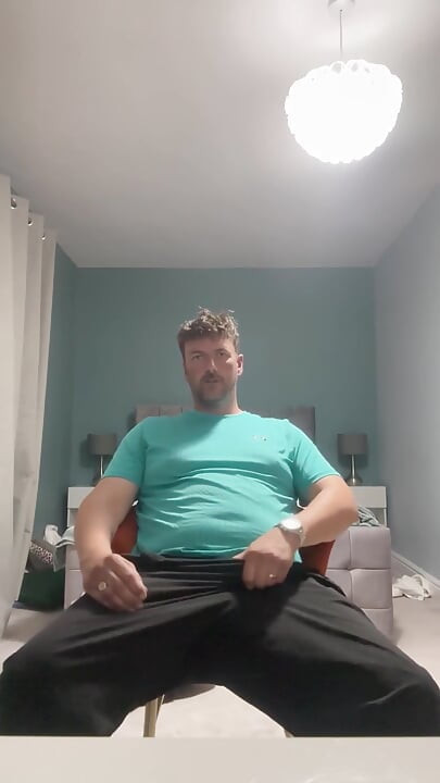 Horny Daddy Wanks and Fingers Arse