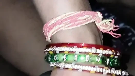 The newlywed lets her husband suck a good cock on the second night