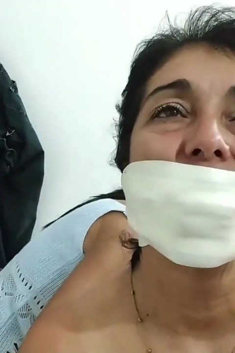 Lesbian MILF Play Partners Tied Naked, Spanked and Gagged by Teen Girl