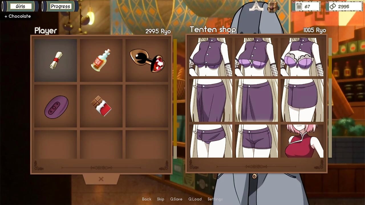 Kunoichi Trainer - Naruto Trainer v0.21.1 část 110 Hitana šuká dobře ve třídě od Loveskysan69