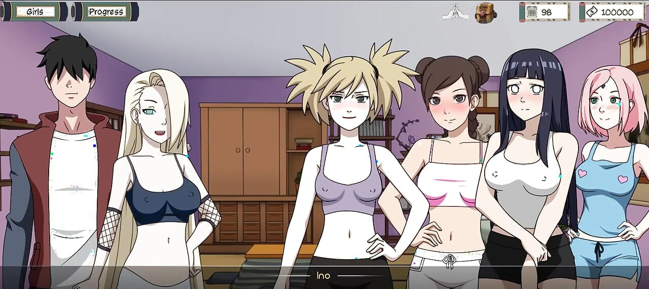 Kunoichi Trainer - Naruto Trainer v0.23.1 Part 126 Girls Party Strip and Sex Poker! by Loveskysan6