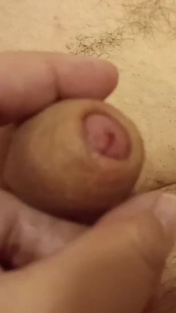 Stunning moment from "Playing with your penis with a little oil."