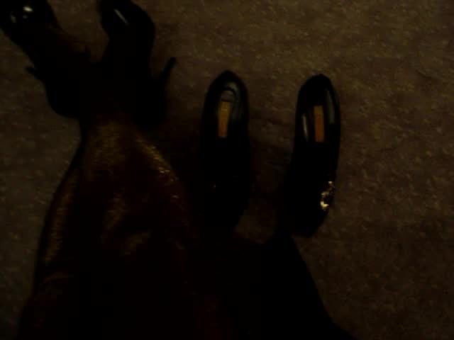In Heels auf Heels gespritzt