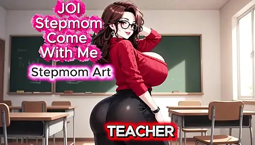 JOI Stepmom Sexy Teacher Fingers - Come with me 100% You'll cum - Dirty Talk
