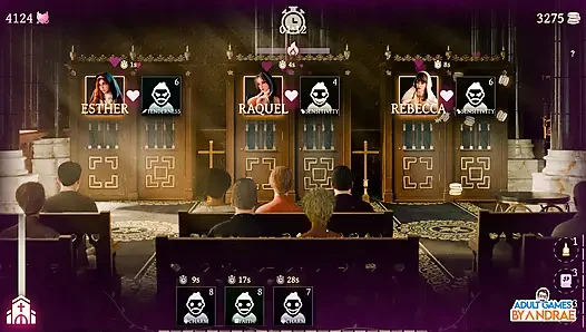 Sisters in Sin Gameplay Part 12 - Lust Performs the Sexual Ritual with Esther in the Library