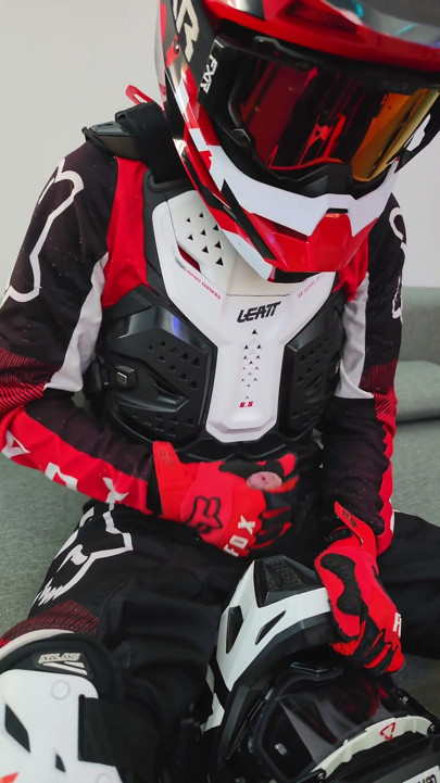 Naughty Biker Cums on Mx Helmet