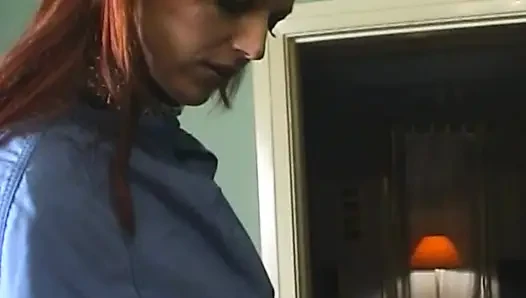 Mature Beauty in Fishnets Fingered to Orgasm