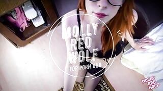 Cum on the Glasses of a Redhead, Slut Loves Blowjobs - Mollyredwolf