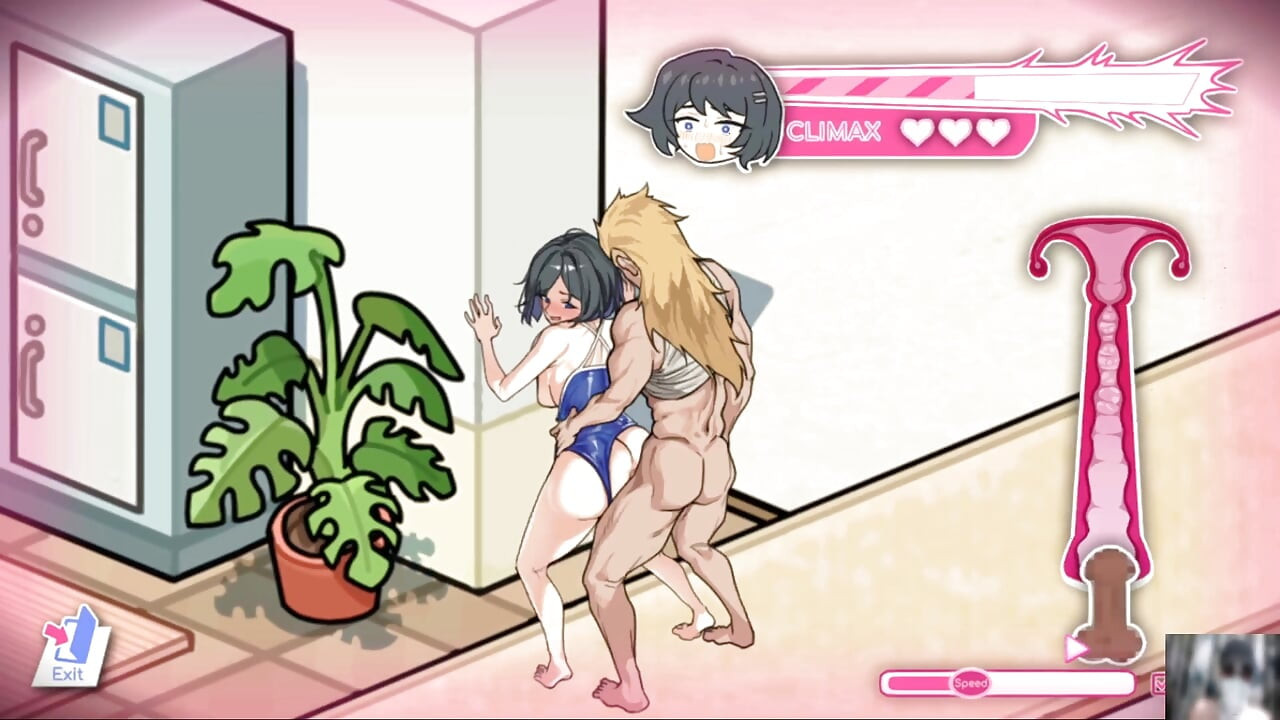 EP-4"LIFEGUARD HOLIC GAMEPLAY!NTR! HENTAI GAME! BF caught me and her gf fucking in his house.