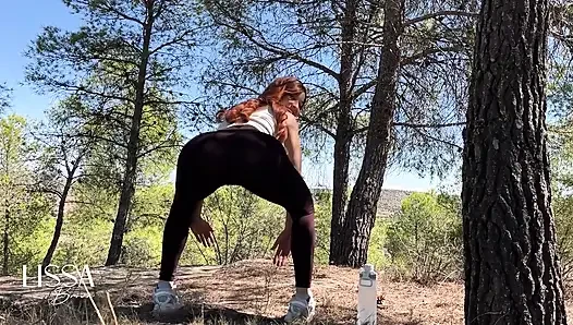 A Little Guy Cums in My Mouth Outdoors - Watching- Spandex-pov
