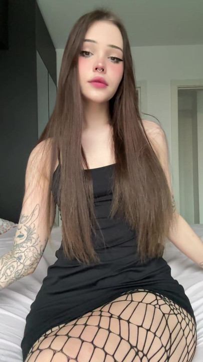 Your gothic girlfriend with a small dick