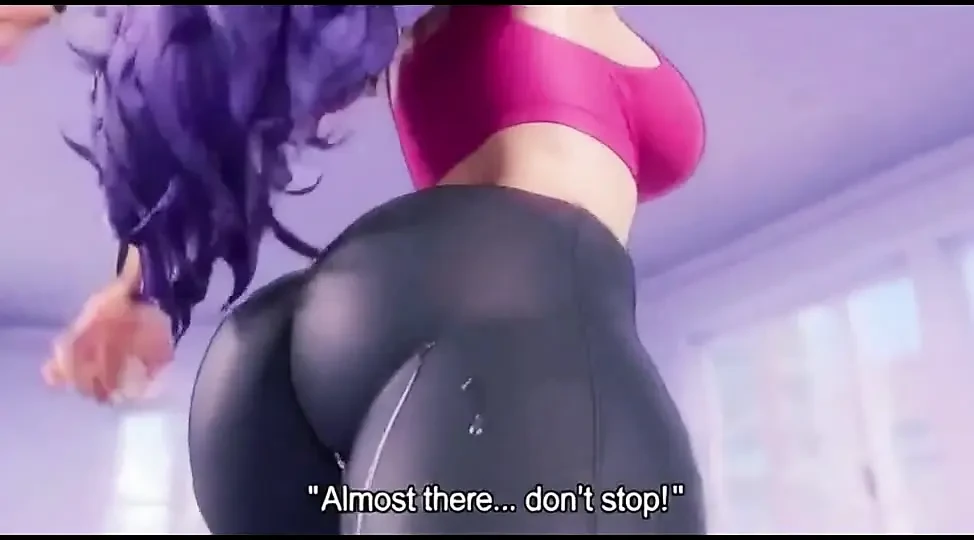 Aiko’s tight yoga pants rip right while workout and fucked by yoga trainer