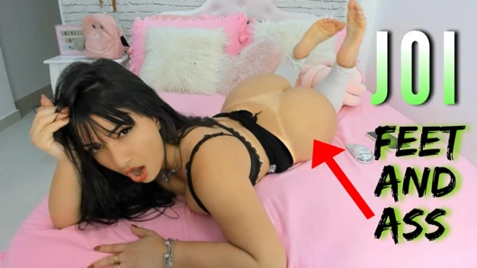 HEIßE LATINA EMANUELLY RAQUEL IN WEIßEN TRANSPARENTEN LEGGINGS, WICHSANLEITUNG FÜR IHRE SEXY FÜßE