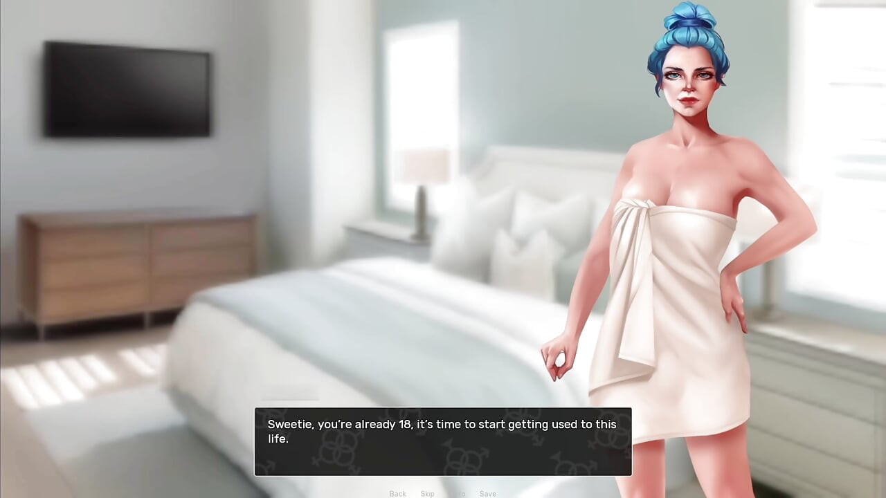 Gorgeous Trans Step Mommy Caught Her Femboy Step Son & Teaching Lessons On Futanari Body