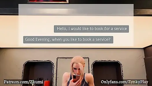 Cammy hat ein heißes date mit mehreren typen und wird am ende gefickt