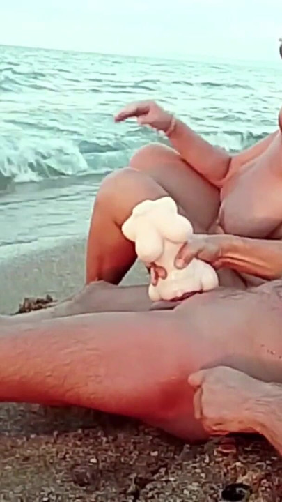 Public masturbation on the beach | Clip 1