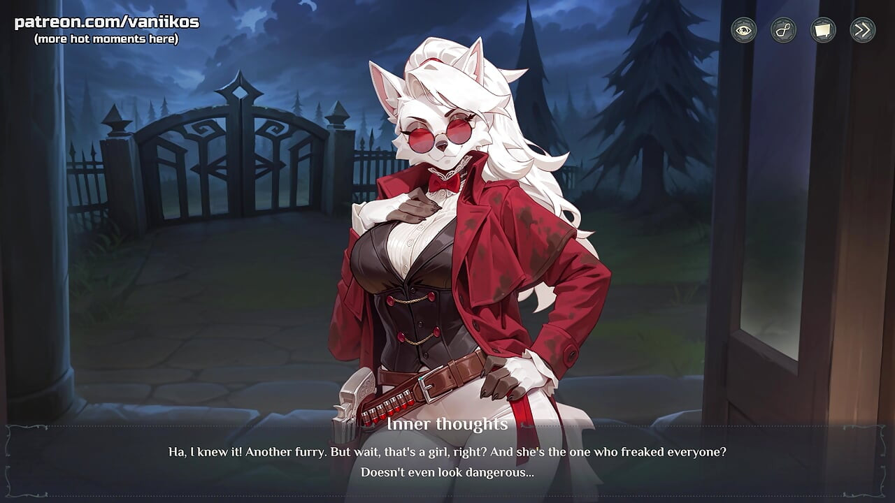 Big Boobs Furry Girl Shows Off Her Big Ass In Tight Shorts - Hotel Tales (Steam Game) - 3D Animated Hentai Game