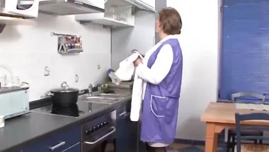 German Granny Is Addicted to Hard Cocks and Hot Cum