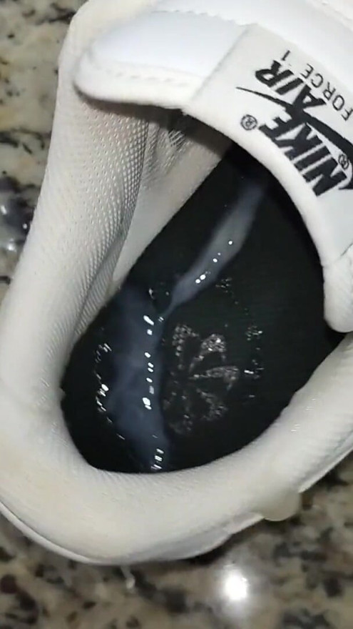Nike AF1 fucking and cumming a lot inside with the fleshlight | Clip 1