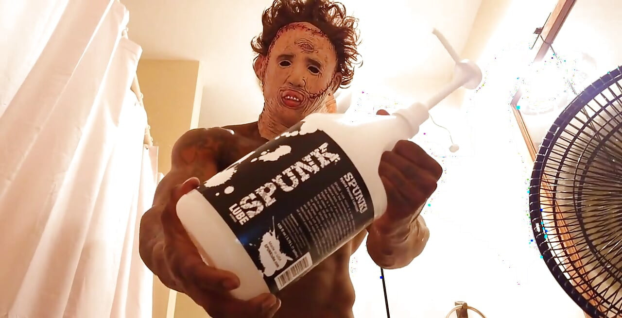 Hallelujah Johnson Masturbating solo sex toy BBC cum