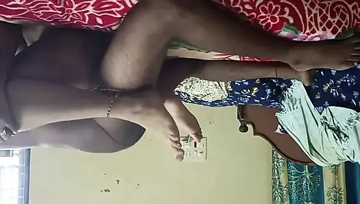 Desi Stepmom Seduced Stepson with Secret Oil Massage in Her Pink Pussy