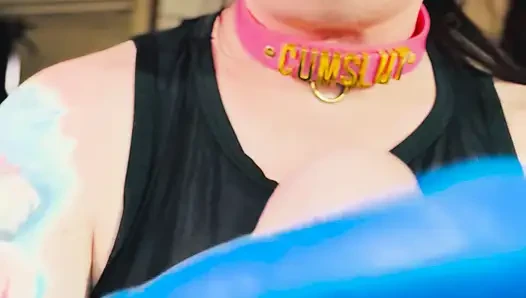 New Latex Gloves! Tina Snua Wanks A Dildo Just How Daddy Likes His Cock Stroked!