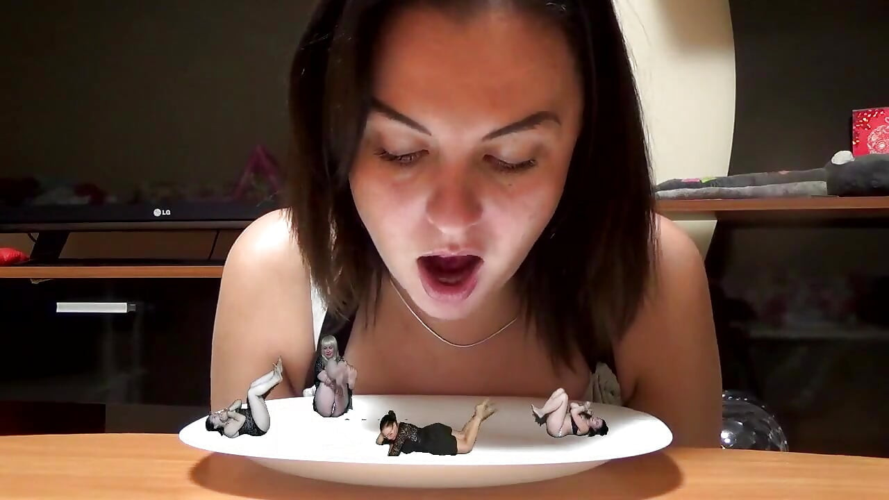 I Am Going to Eat 4 Girls! Mmm, Yummy!