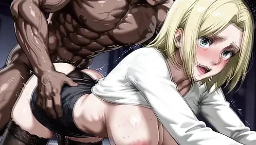 DarkShine (OPM) x Annie (AOT)