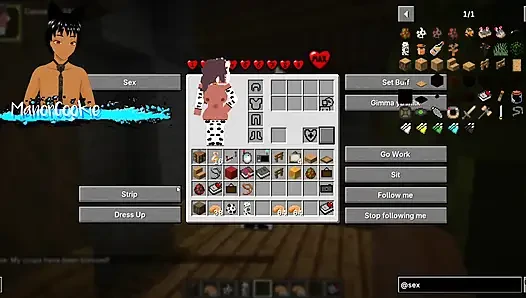 Minecraft Sexcraft The Jenny Mod  - Seeing what Cassie has to offer with her massive tits